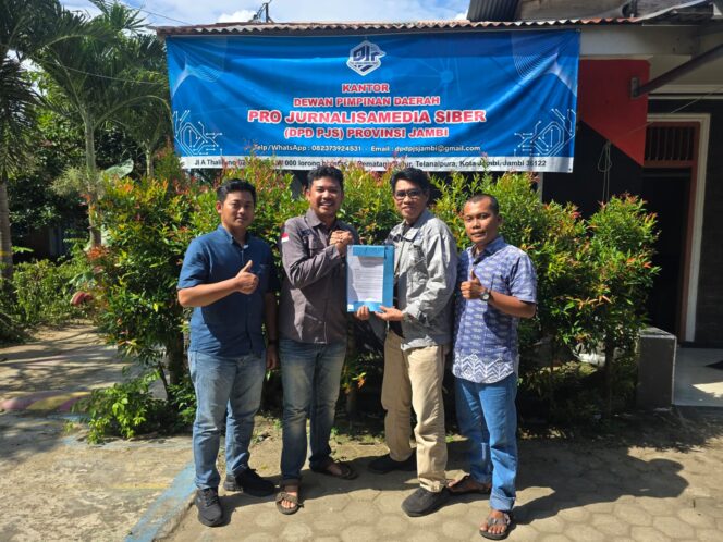 
 Ketum DPP PJS Silaturahmi dan Verifikasi Kantor DPD PJS Jambi