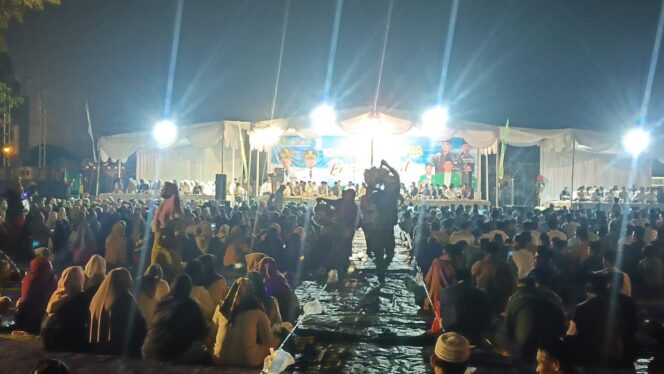 
 Doakan Kabupaten Lampura,  Ribuan Umat Muslim Solawat Bersama