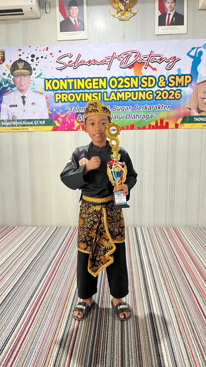 
 3 Atlet O2SN Harumkan Nama Lampura Ditingkat Provinsi
