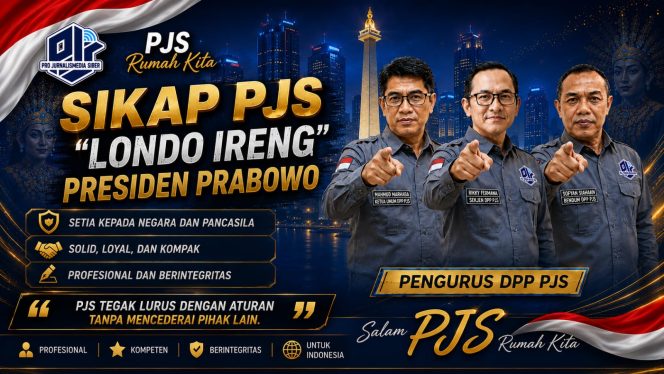 
 PJS Tolak Stigmatisasi Wartawan Sebagai Londo Ireng, Desak Prabowo Minta Maaf